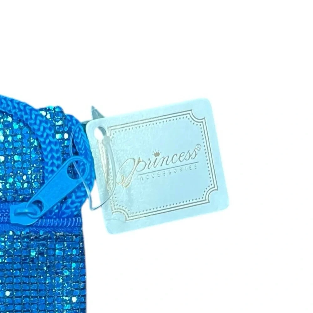 Princess Accessories Crossbody Sequined Bag Blue Red